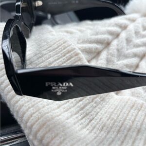 Prada Glossy Black Sunglasses
